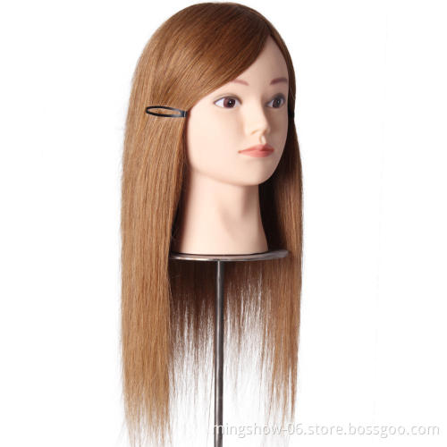 Hairdressing mannequin doll head for hair style training hair cut training head makeip